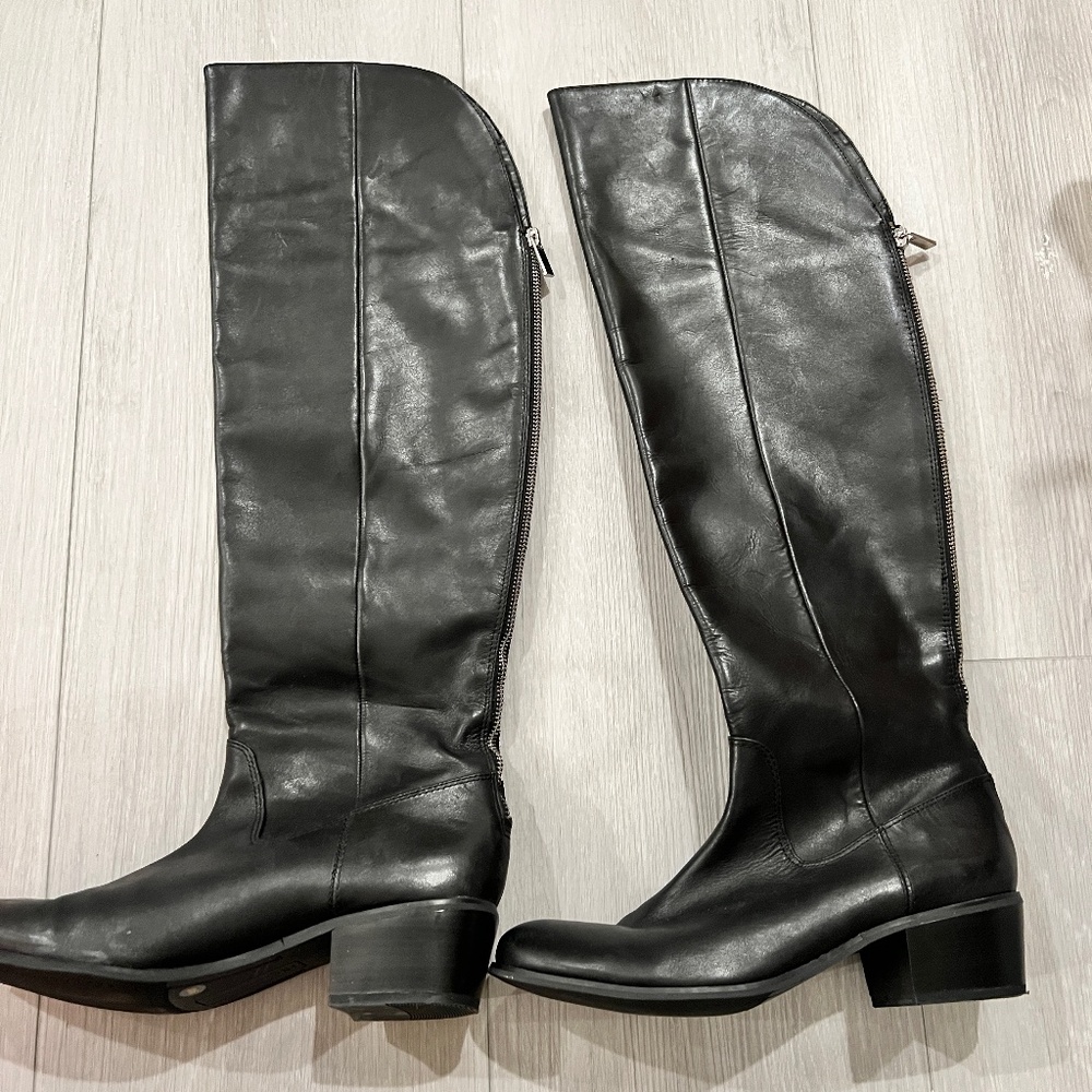 🎉🎉🎉 SALE 🎉🎉🎉 INC International Concepts Black Knee-high Boots, Size 9M